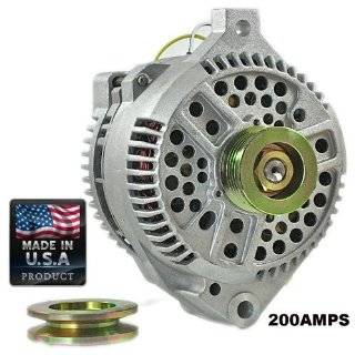 New High Output Alternator for Ford Mustang 200 Amp One Wire 