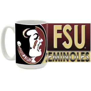 com Florida State University 15 oz Ceramic Coffee Mug   FSU Seminoles 