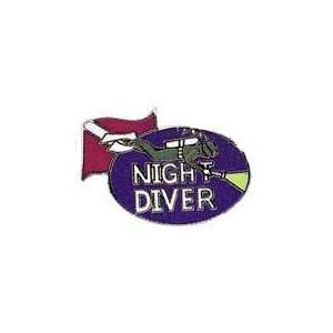  New Collectable Night Diver Scuba Diving Hat & Lapel Pin Jewelry