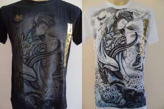 Emperor Eternity Guan Yin Men Tattoo T shirt M L XL  