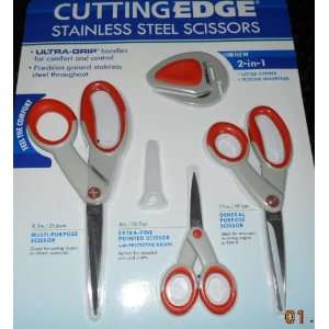 Cutting Edge Stainless Steel Scissors