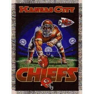   City Chiefs NFL 48x60 3 Point Stance Throw Blanket