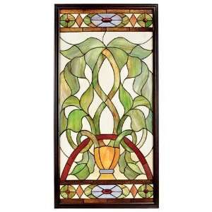   Large Rectangle Tiffany style Art Glass 