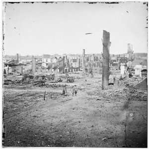  Civil War Reprint Richmond, Virginia. Ruins in the State 