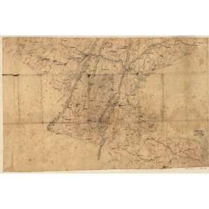   Civil War Map Loudoun County, Va., & parts of Fairfax