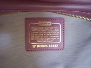 NWT 100% Authentic COACH Parker Leather Violet (More like Pink 