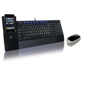   Blk Keyboard + iPod Dock/Mouse By Lifeworks
