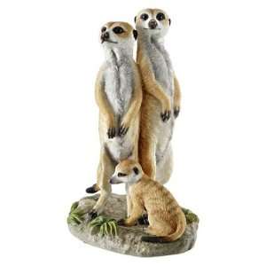  African Wildlife Meerkat Statue Sculpture Collection