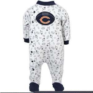  Chicago Bears Infant Footed Sleeper