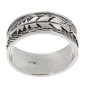 Sterling Silver .925 Stamp Womens Hypoallergenic Nickel Free Feather 