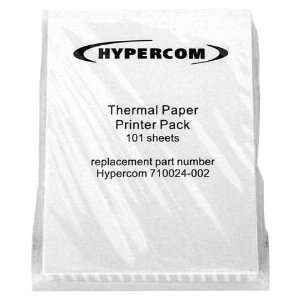   Fan Fold Thermal Paper for Hypercom M4100 (12 Rolls)
