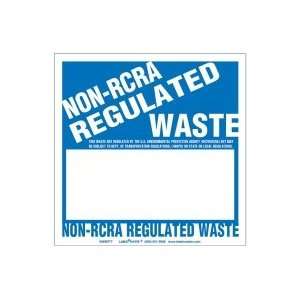  Non RCRA Regulated Waste Label, Blank 1/2 Box, Thermal 