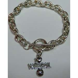  I Love Volleyball Chain Bracelet (Brand New) Everything 