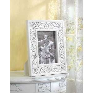  6 X 8 Inch White Distressed Frame