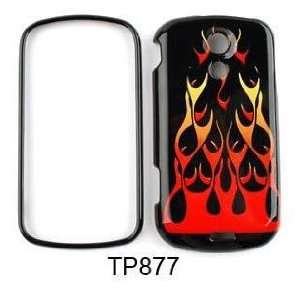  SAMSUNG EPIC4G/GALAXY RED AND YELLOW FLAME DESIGN ON BLACK 