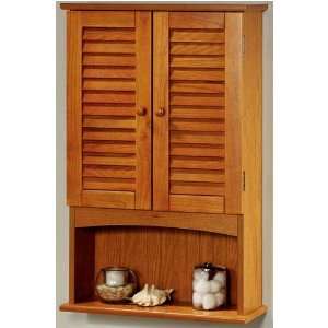    Madison Bath Wall Cabinet With Louvered Doors