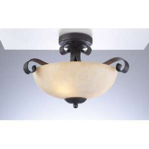  15276 ORB Estrauscan Scavo Somerset Ceiling Fixture