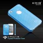 KEYDEX Deluxe Smoke Hard Back Case cover Skin for iPhone 4 4S   Blue