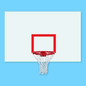   in. Rectangular Polyethylene Basketball Backboard