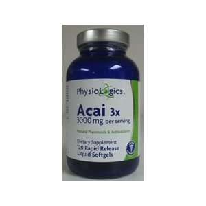    PhysioLogics   Acai Berry 3000 mg 120 gels