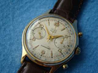 military chronograph Cub glashutte tutima cal64  