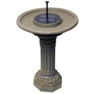 Echo Valley 5105 Argos Solar Birdbath Fountain Blue & Greywash at 