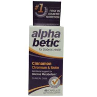 Alpha betic cinnamon chromium and biotin caplets for daibetic health 