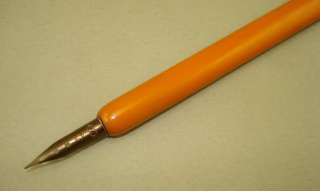 Old Butterscotch Bakelite Pen 1930s  