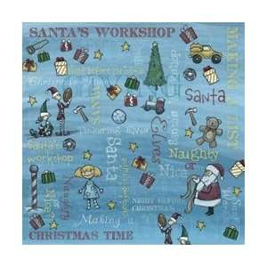  Karen Foster Whimsical Christmas Paper 12X12 Santas 