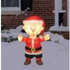 Peanuts 32in 3D Lighted Soft Tinsel Christmas Santa Charlie Brown