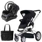 Quinny BUZZ4TRVSTM Buzz 4 Travel System in Black with a Diaper Bag