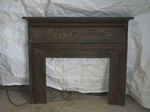 Antique Pine Fireplace Mantel  