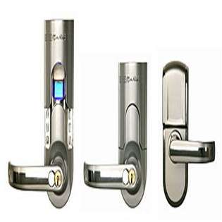 iTouchless Bio Matic Fingerprint Door Lock Silver Color (Right Handle 