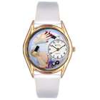 Whimsical Watches Nail Tech Watch Classic Gold Style   Mothers gift