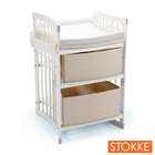 stokke care allows the baby space to move their arms and