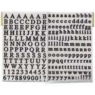   Alphabet Letters Stickers   2 sheets (1 uppercase / 1 lowercase