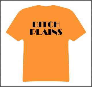 Glee Ditch Plains T Shirt Orange  