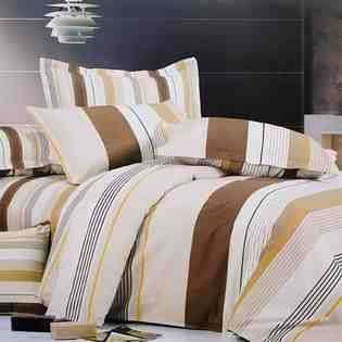 Blancho Bedding   [Shale] Luxury 4PC Comforter Set Combo 300GSM (Twin 