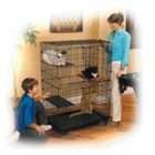 midwest container midwest dog cat playpen black ext