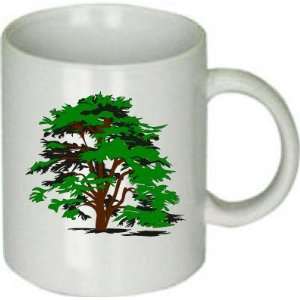  Tree (Nature, Green Leaves) Ceramic Coffee Cup Everything 