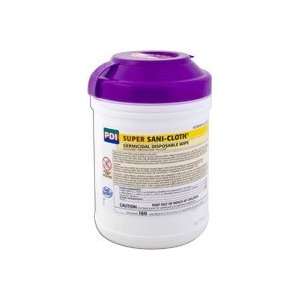 Super Sani cloth Germicidal Disposable Wipes, Large Canister, 6 X 6 3 