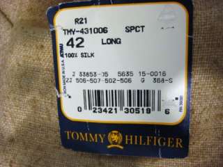Mens Tommy Hilfiger silk 2 button sport coat blazer jacket New 42L 