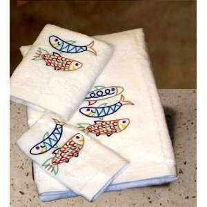  Egyption Cotton European Cotton Terry Towels Set, 3 Pieces 
