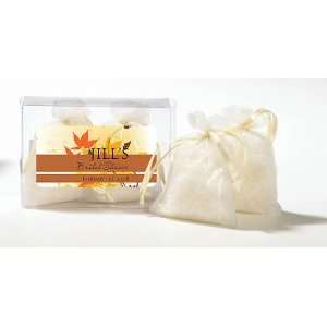   Leaves Design Personalized Fresh Linen Scented Bath Salt (Set of 20