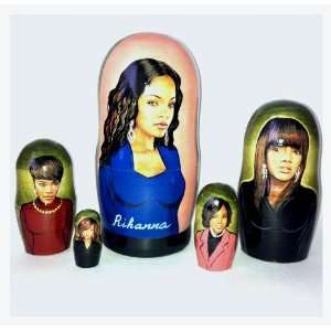  Rihanna * Russian Nesting Doll * 5 Pcs / 6 in Everything 