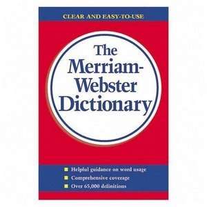  MER636   Paperback Dictionary, 720 Pages, 5 3/4x8 1/2 