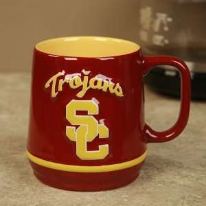  USC Trojans Cardinal Sculpted Team Mug