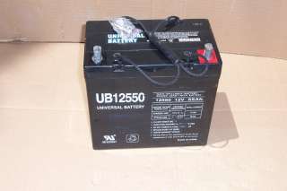 TWO UB12550 22NF Wheelchair Scooter Industrial Battery 806593458255 