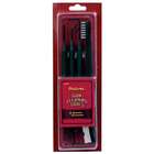 Outers Pick Brush Assorted Pack 3 Double Ended Picks Stiff Nylon 