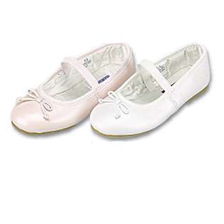 IM Link Little Girls Cute White Bow Slipper Dress Shoes 1 